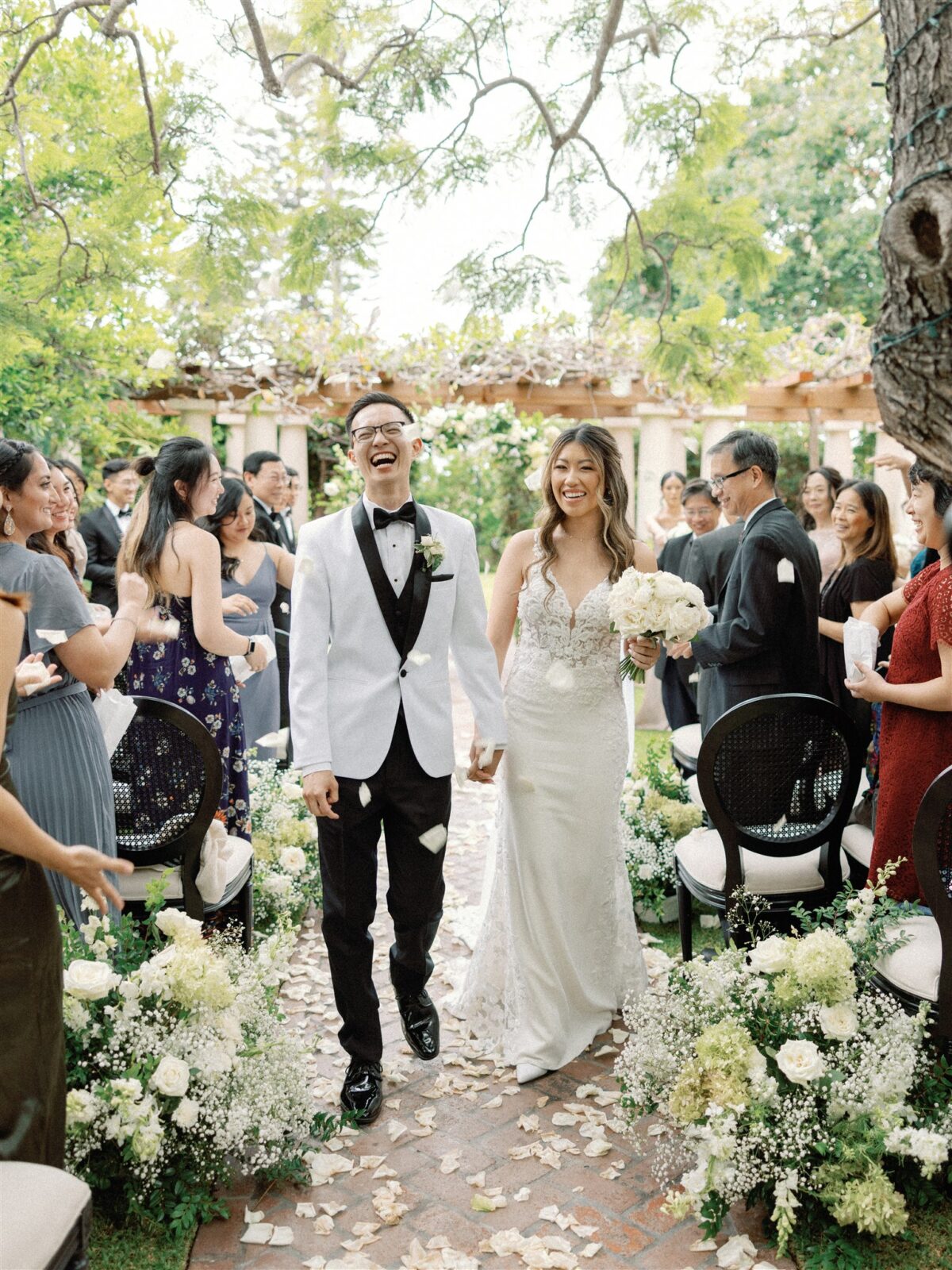 Garden Wedding Ceremony at the La Jolla Women's Club