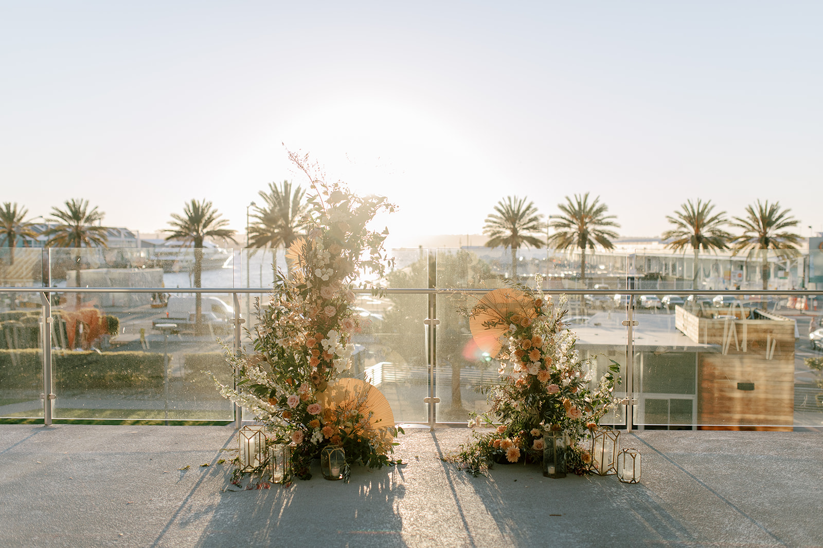 Ceremony arch at the Lane in San Diego