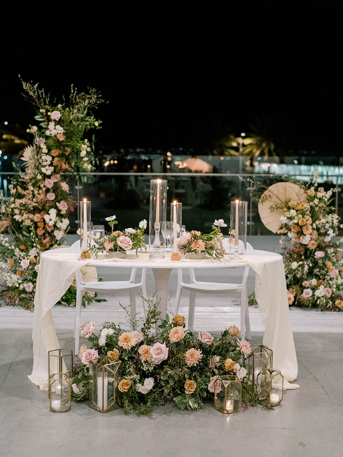 sweetheart table setup at the Lane in San Diego